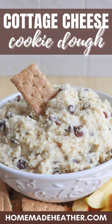 Try the viral cottage cheese cookie dough! A creamy twist on classic cookie dough, packed with protein and gluten free. Protein Cookie Dough Dip, Weight Watchers Cookie Dough, Cottage Cheese Cookie Dough No Flour, Viral Cottage Cheese Cookie Dough, Cookie Dough With Cottage Cheese, Cottage Cheese Cookie Dough Recipe, Cookie Dough Cottage Cheese, Cookie Dough Bread, Cottage Cheese Cookie Dough