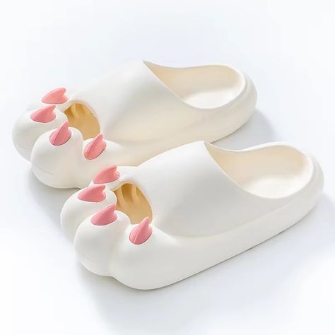 New Design Kawaii Soft Cat Claw Shaped Eva Non-slip Slippers Men's Women's Summer Slippers Breathable Bedroom Home - Buy Eva Pillow Home Slipper pillow Slide Slippers For Women cat Claw Shaped Slippers Product on Alibaba.com Slippers Cute, Soft Cat, Slide Slippers, Outdoor Slippers, Slippers For Women, Summer Slippers, Women Slippers, Cat Claws, Beach Flip Flops