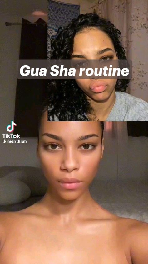 Gusha Tips, How To Sculpt Your Face With Gua Sha, Before And After Gua Sha Results, Glow Up Face Routine, Gua Sha Technique Beginner, How To Properly Gua Sha, Gus Sha Results, Gia Sha Tutorial, Gua Sha For Puffy Face