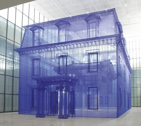 Sheer will: Artist Do-Ho Suh's ghostly fabric sculptures explore the meaning of home | Art | Wallpaper* Magazine Do Ho Suh, Wallpaper Magazine, Artistic Installation, Belem, Wow Art, To Infinity And Beyond, Sculpture Installation, Blue House, Conceptual Art