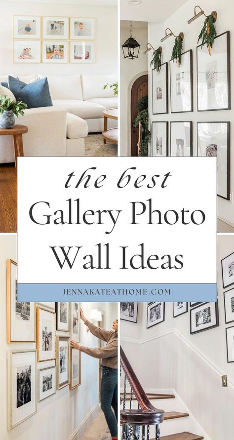 Looking for gallery photo wall ideas? Perfect for living rooms or hallways, these tips help you display family photos beautifully. Explore gallery family photo wall ideas and get creative with your wall photo hanging idea. Learn how to hang family photos on the wall and find the best gallery wall idea to arrange photos on a wall with ease. Hallway Photo Gallery, Hallway Photo Wall, Ways To Display Family Photos, Family Photo Wall Ideas, Gallery Photo Wall, Frame Arrangements, Photo Wall Ideas, Entryway Bench Decor, Family Photo Gallery Wall