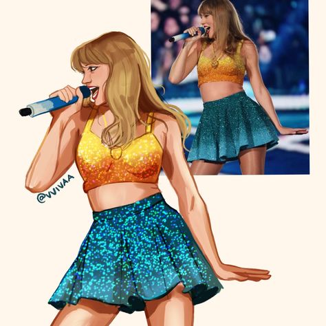 Relatively quick and messy Taylor sketch because her new Eras Tour outfits are adorable #taylorswift #taylorswiftfanart #art #illustration #characterart Taylor Swift Eras Tour Drawing, Funny Eras Tour Outfits, Taylor Swift Eras Art, Eras Tour Drawing, Taylor Sketch, Taylor Swift Artwork, Taylor Swift Fanart, Taylor Swift Art, Eras Tour Outfits