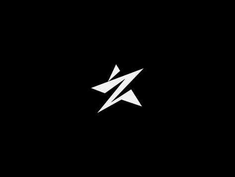 Great work from a designer in the Dribbble community; your best resource to discover and connect with designers worldwide. S Star Logo, Z Logo Design, Logo Sketch Design, Star Logos, Watermark Logos, Logo Star, Lightning Logo, Dream Logo, Star Logo Design