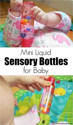 Mini Liquid Sensory Bottles for Baby Infant Room Ideas, Infant Daycare, Infant Lesson Plans, Sensory Bottle, Infant Classroom, Baby Sensory Play, Baby Toys Diy, Baby Play Activities, Baby Education