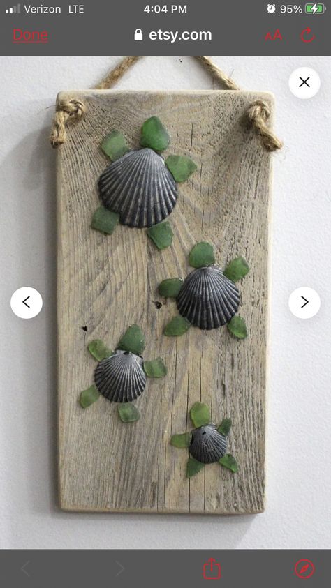 Seashell Art Diy, Beach Themed Crafts, Bathroom Ideas On A Budget, Seashell Projects, Art Coquillage, Small Bathroom Ideas On A Budget, Shell Crafts Diy, Sea Crafts, Ocean Crafts