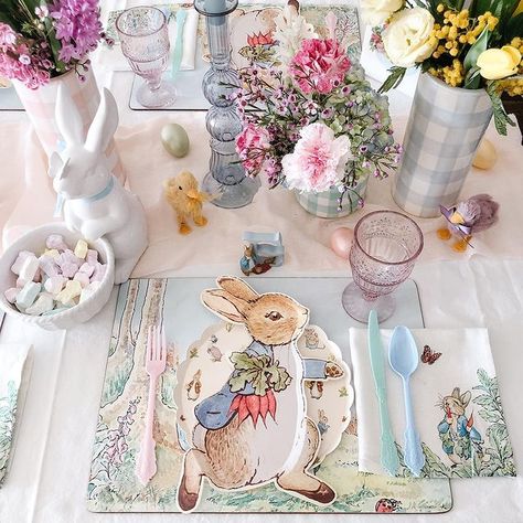 Angela M K (@simply.just.so) • Instagram photos and videos Rabbit Plate, Peter Rabbit Party, Sip And See, Rabbit Design, Baroque Design, Meri Meri, M K, Beatrix Potter, Plate Design