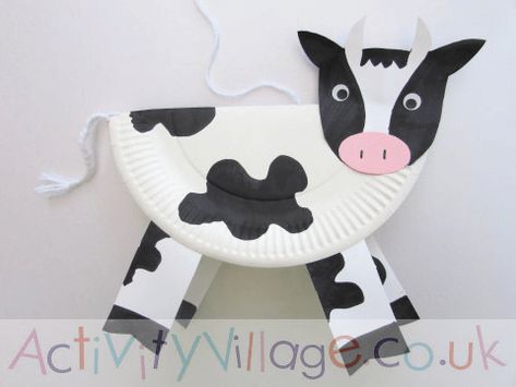 bookmark cow kid craft - cow kid craft - farm kid crafts - crafts for kids- acraftylife.com #preschool #craftsforkids #kidscrafts Paper Plate Animals, Cow Craft, Farm Animal Crafts, Farm Preschool, Farm Kids, Farm Crafts, Wine Bottle Diy Crafts, Animal Crafts For Kids, Kid Craft