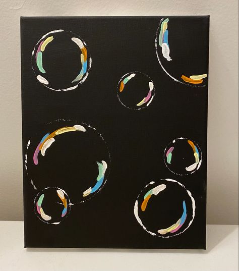 #bubbles #bubble #painting #paintings #acrylic #acrylicpainting #painting #art #artist #artsy #moody #vibes #paint #artsandcrafts #arts Painting Ideas Bubbles, Painting Bubbles Acrylic, How To Paint Bubbles, Bubbles Acrylic, Painting Bubbles, Bubbles Painting, Black Background Painting, Bubble Drawing, Moody Vibes