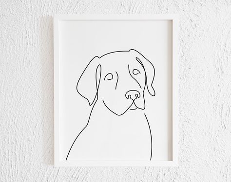 Art Abstrait Ligne, Dog Line Drawing, Doodle Wall, Printable Black And White, Line Art Flowers, Dog Line Art, Dog Line, One Line Drawing, Line Art Tattoos