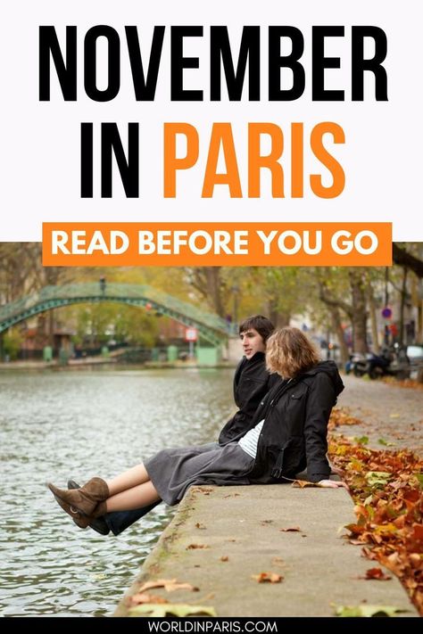 Paris in November - Text reads November in Paris read before you go Paris In November, Paris Packing List, Paris November, Paris Packing, Paris Romance, Paris Things To Do, Visiting Paris, Paris Winter, Day Trip From Paris