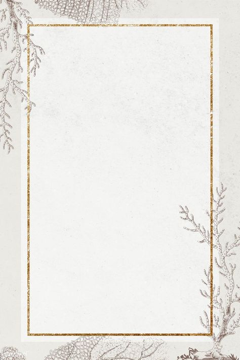 Blank golden coral rectangle frame | premium image by rawpixel.com / NingZk V. | Flower graphic design, Gold abstract wallpaper, Printable art sheets Sea Frame, Boho Backgrounds, Gold Abstract Wallpaper, White Marble Background, Gold Wallpaper Background, Flower Graphic Design, Moon Logo, Glitter Frame, Paper Wall Hanging