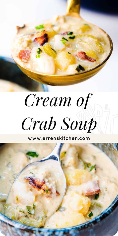 This is the best cream of crab soup recipe that you will ever find! It is so easy to make and is absolutely delicious. Best Cream Of Crab Soup Recipe, Soups Ideas, Cream Of Crab Soup Recipe, Creamy Crab Soup, Cream Of Crab, Crab Soup Recipe, Crab Soup Recipes, Crab Dishes, Crab Soup