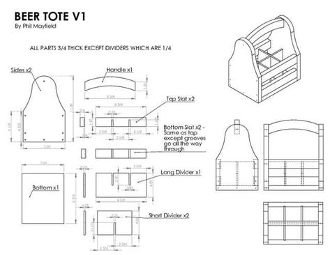 Beer Tote - Imgur Beer Caddy Plans, Beer Caddy Diy, Beer Bottle Carrier, Wooden Beer Caddy, Beer Tote, Beer Bottle Holder, Beer Carrier, Beer Caddy, Wood Tool Box