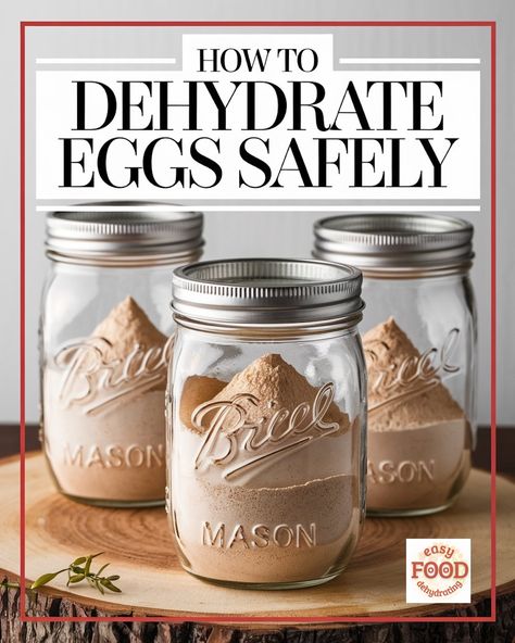 Dehydrate Eggs Safely: Secret to Long-Lasting Breakfast Staples Dehydrate Eggs In Oven, How To Dehydrate Eggs, Dehydrate Eggs, Dehydrated Eggs, Dehydrating Eggs, Liver Dog Treats, Dehydrated Chicken, Food Dehydrators, Powdered Eggs