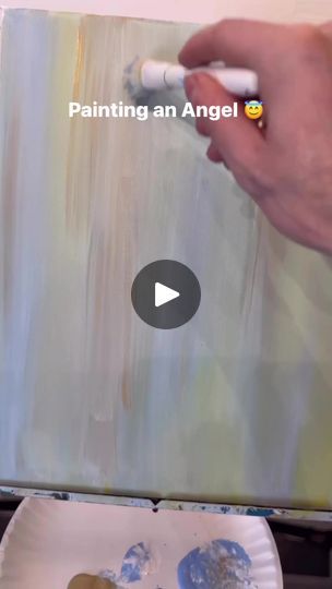 349K views · 2.1K reactions | Painting an angel 🎨😇 #angel #easypainting #tutorials #beginnerfriendly | Emily Seilhamer Art | Emily Seilhamer Art · Original audio How To Paint An Angel Tutorial, How To Paint An Angel, Acrylic Christmas Paintings Tutorials, How To Paint Angels, Beautiful Angel Images, Angel Painting Easy, Angel Painting Acrylic, Angels Drawing, Guardian Angel Art