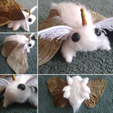 Friend Tumblr, Cute Moth, Alien Drawings, Moth Art, Plushie Patterns, Fantasy Art Dolls, Polymer Clay Animals, Fabric Inspiration, The Chair