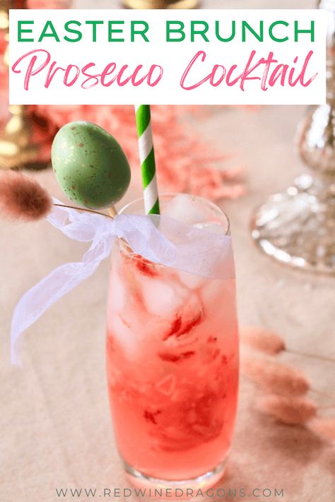 Easter Themed Drinks, Easter Mimosas, Easter Champagne Drinks, Easter Dinner Cocktails, Easter Inspired Drinks, Easter Prosecco Cocktails, Easter Cocktails Recipes, Easter Champagne Punch, Easter Drinks For Adults