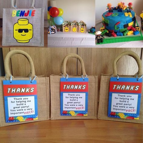 LM Crafty Crafts on Instagram: “Here is my finished Lego Head Party Bags from last weeks birthday party 👍 🎉 #lego #legofan #legohead #party #partybag #gifts #boys…” Lego Gift Bags, Lego Party Bags, Lego Gift, Lego Head, Lego Games, Lego Birthday, Lego Party, Crafty Craft, Party Bag