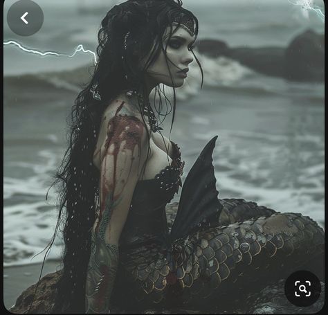 Zee Core, Siren Underwater, Siren Queen, Siren Costume, Black Siren, Fish Costume, Dark Mermaid, Mermaid Siren, Sea Siren