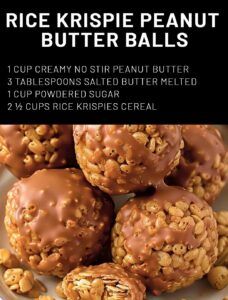 Rice Krispie Peanut Butter Balls Rice Krispie Balls Christmas, Rice Crispy Peanut Butter Balls, Rice Krispie Peanut Butter Balls Recipe, Krispie Peanut Butter Balls, Rice Krispie Peanut Butter Balls, Rice Krispie Peanut Butter, Rice Krispie Balls Recipe, Peanut Butter Rice Krispie Balls, Rice Krispie Balls