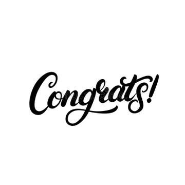 Congratulations Typography Lettering Decorative Text Card Design Stock Vector - Illustration of letter, card: 44447356 Congratulations Font, Congrats Lettering, Congratulations Lettering, Congratulations Typography, Congratulations Words, Congratulations Images, Chalkboard Fonts, Letter Card, Text Illustration