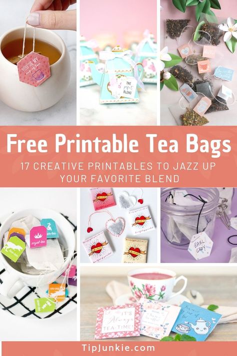 Personalized Tea Bags Favors, Tea Bag Label, Scripture Tea Tags Free Printable, Tea Bag Favors Diy, Favors For A Tea Party, Tea Bag Tags Free Printable, Tea Bag Template Free Printable, Tea Party Favors For Women Diy, Tea Tags Printable Free