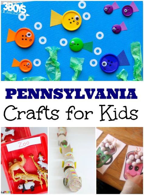 Pin109 Tweet Share +1 Share StumbleDid you know that the state of Pennsylvania is actually a commonwealth? Or that it is one of the most densely populated states in the U.S.? There’s a lot to learn about Pennsylvania and you can make a unit based on the Keystone State fun with these Pennsylvania crafts for kids! […] State Crafts, Diy Blanket Ladder, Camp Crafts, Kids Zoo, Homeschool Crafts, My Father's World, Fun Friday, Homeschool Printables, 3 Boys