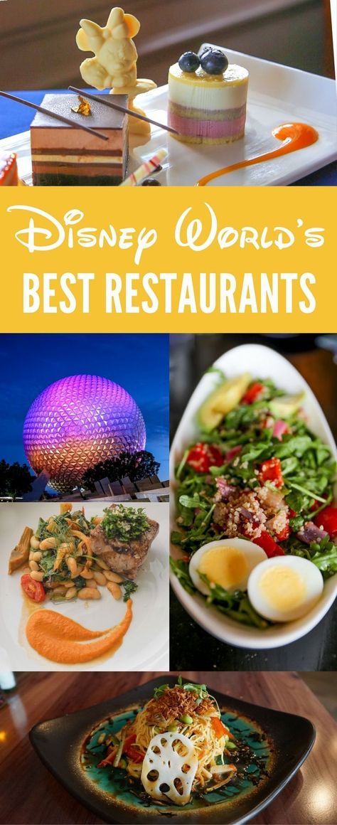 A complete list of the best Disney restaurants for foodies and those who wish to avoid junk food on their Disney World vacation. Best Disney World Resorts, Best Disney Restaurants, Healthy Restaurants, Orlando Trip, Dining Plan, Disney World Restaurants, Healthy Restaurant, Disney World Food, Disney Restaurants