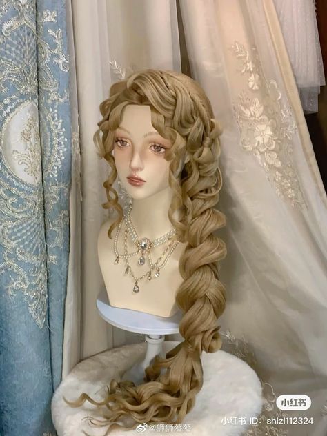 Princess Hairstyles Aesthetic, Angelic Hairstyles, Hairstyles Mermaid, Rococo Hairstyles, 1700s Hair, 18th Century Hairstyles, 2024 Hair Trends For Women, Fenugreek For Hair, Royal Hairstyles