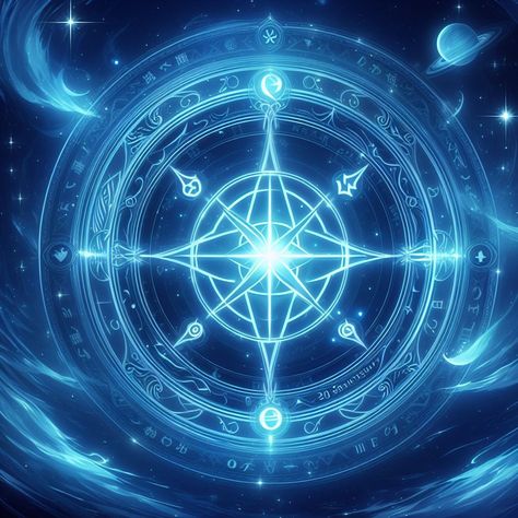 #Simbolo Blue Magic Aesthetic, Magic Circle Art, Spell Circle, Magic Background, Frames Design Graphic, Wiccan Art, Magic Illusions, Cool Symbols, Cool Rings For Men