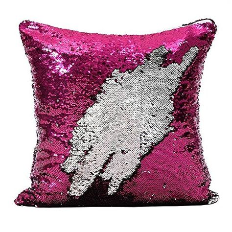 Fengheshun Reversible Sequins Mermaid Pillow Covers 4040 cm Magical Color Changing Pillowcase RosesilverValentines Day present *** Want additional info? Click on the affiliate link Amazon.com on image. Best Secret Santa Gifts, Sequin Throw Pillows, Mermaid Pillow, Rainbow Room, Sequin Pillow, Kids Bedding Sets, Silver Mermaid, Mermaid Sequin, Valentines Day Presents