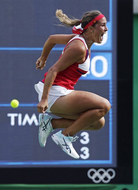 Tennis Action Shots, Female Tennis Players, Monica Puig, Candid Pics, Wta Tennis, Holiday Lingerie, Angelique Kerber, Olympic Games Sports, Female Tennis