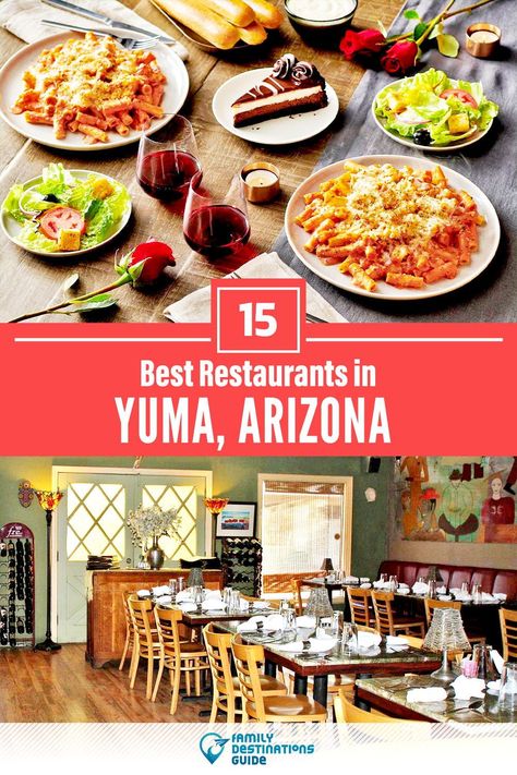 Want to see the best restaurants in Yuma, AZ? We’re FamilyDestinationsGuide, and we’re here to help: From incredible brunch spots and amazing places to eat dinner, to local foodie spots and hidden gems, discover the BEST Yuma restaurants - so you get memories that last a lifetime! #yuma #yumarestaurants #restaurantsinyuma #bestrestaurantsinyuma #placestoeatyuma Yuma Arizona, Best Mexican Restaurants, Best Italian Restaurants, Restaurant Guide, Italian Kitchen, Food Places, Mexican Restaurant, Best Places To Eat, Italian Restaurant