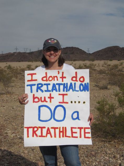 Triathlon Poster Ideas, Ironman Signs, Triathlon Party, Triathlon Signs, Ironman Poster, Ironman Triathlon Motivation, Marathon Signs, Motivation Posters, Ironman Triathlon