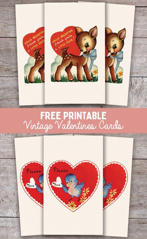 Old Fashioned Valentines Cards, Vintage Valentine Cards 1950s Free Printable, Printable Vintage Valentines Free, Diy Vintage Valentine Cards, Happy Valentine Day Cards Free Printable, Old Fashioned Valentines Cards Diy, Vintage Valentine Cards Printable, Vintage Valentine Printables Free, Valentine Stickers Free Printables