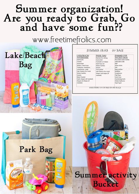 Are you enjoying the 31 days of Summer Fun? There are so many great activities! Today I am sharing my  Summer Grab and Go Bags! This is my way to be a little more organized this summer and have fun with my kids without all the stress! I only get 18 summers with them.  I [...] Summer Organization, Seattle Summer, Boat Days, Summer Car, Summer Packing, Cadeau Baby Shower, Pool Bags, Go Bags, Colorful Bags