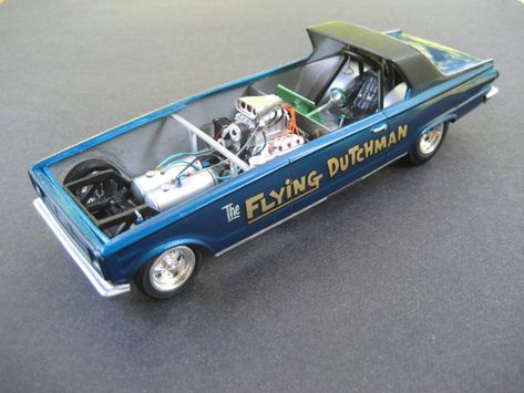 Vintage Drag Racing, Plastic Model Kits Cars, Flying Dutchman, Model Cars Kits, Garden Tractor, Drag Cars, Plastic Model Kits, Kit Cars, Car Humor