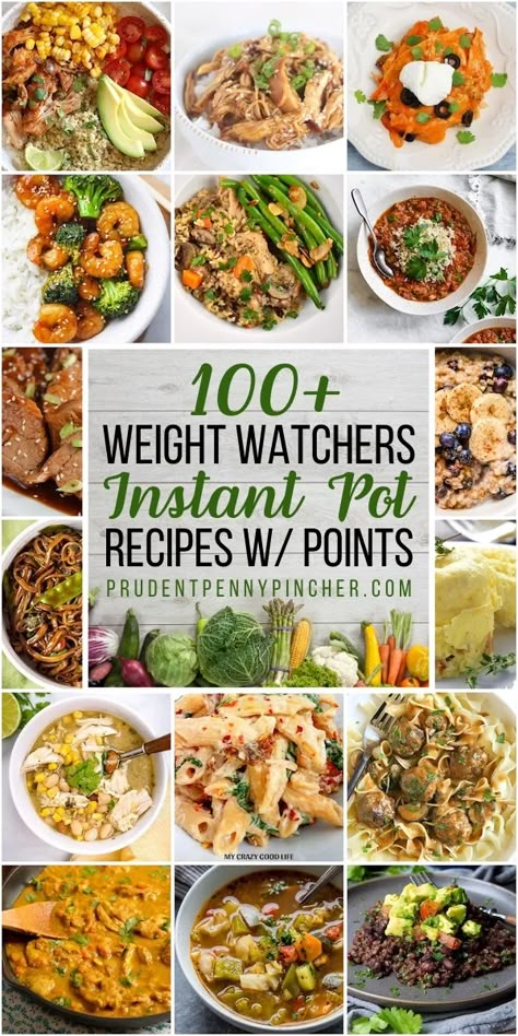 Have a stress-free, healthy dinner with these weight watchers instant pot recipes that include smart points. These weight loss recipes include soups, dinner recipes, side dishes, breakfast & more. These delicious weight watcher’s meals are perfect for meal prep for the week. #healthy #weightwatchers #instantpot #pressurecooker #healthydinner #healthyeating Weight Watchers Instant Pot Recipes, Dinner Recipes Side Dishes, Weight Watchers Instant Pot, Zucchini Pommes, Pot Recipes Healthy, Weight Watchers Soup, Family Fresh Meals, Healthy Instant Pot, Ham And Bean Soup