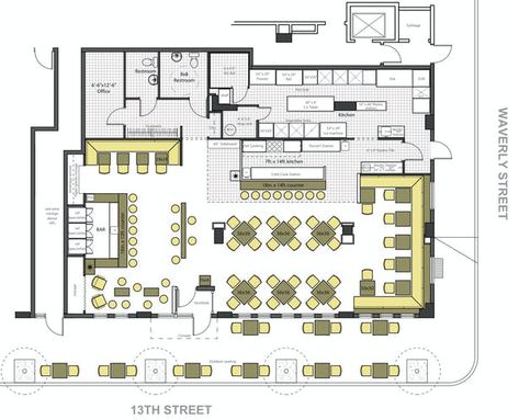 Restaurant Interior Design Plan, Restaurant Floor Plan Layout, Restaurant Layout Design, Restaurant Design Plan, Fire Restaurant, Cafe Floor Plan, Cafe Plan, Restaurant Floor Plan, Restaurant Layout