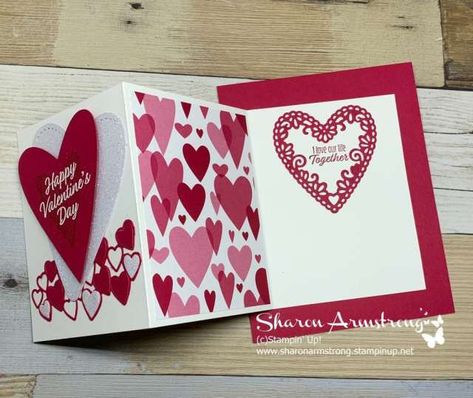 Txstampin Sharon, Valentine Cards To Make, Stampin Up Valentine Cards, Valentines Idea, Valentines Day Cards Handmade, Valentine Love Cards, Valentine Cards Handmade, Doctor Who Tardis, Valentine Greeting Cards