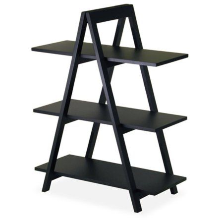 A Frame Bookshelf, Rv Redo, Unique Shelves, Frame Shelf, Etagere Bookcase, Ladder Shelf, Wood Bookcase, Tiny Spaces, Ladder Bookcase