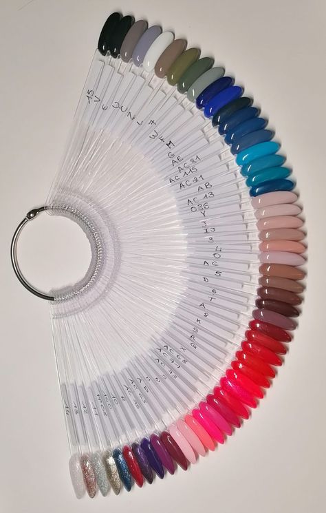 Nail Polish Swatch Display, Nail Swatches Display, Acrylic Nails At Home, Nail Polish Swatches, Skin Advice, Fake Nails Designs, Hair Style Korea, Nail Salon Decor, Ombre Hair Blonde