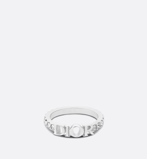 Luxury Designer Silver Rings, Designer Jewelry Silver, Doir Ring, Ring Dior, Dior Rings Aesthetic, Dior Ring Silver, Dior Rings Silver, Christian Dior Ring, Dior Jewelry Ring