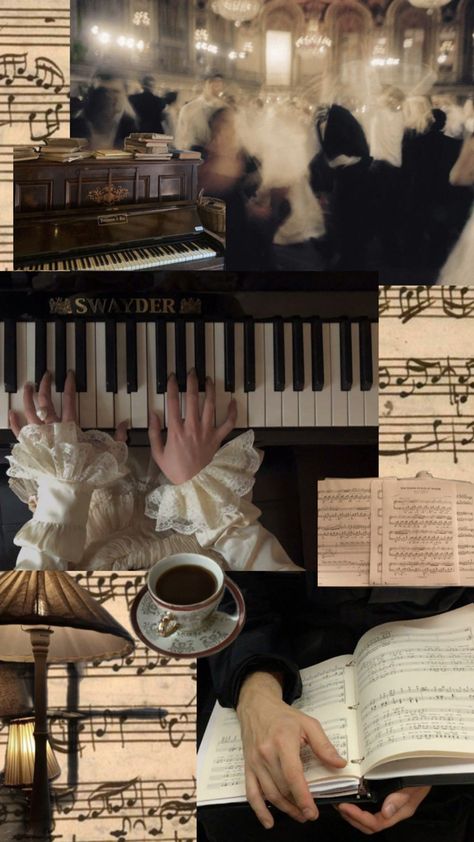 Vintage Music Aesthetic Wallpaper, Pianino Aesthetic, Music Asthetics Wallpaper, Piano Aesthetic Wallpaper, Piano Vibes, Espresso Aesthetic, Piano Wallpaper, Musical Aesthetic, Piano Aesthetic