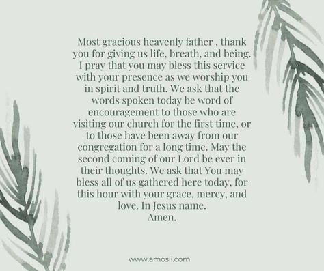 How To Do Opening Prayer In Church Service: Example Included Opening Prayer For Church Service, Offertory Prayer, Prayer For Finances, Prayer For Work, Offering Prayer, Prayer For Forgiveness, Closing Prayer, Church Outreach, Relationship Prayer