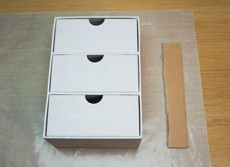 How to UPGRADE Your ORGANISERS | Revamp Box Files, Mini Drawers & a Tape Holder! : 14 Steps (with Pictures) - Instructables Diy Box Organizer, Diy Stationery Organizer, Cuarto Aesthetic, Cardboard Drawers, Mini Drawer, Stationery Organizer, Cute Easy Doodles, Easy Doodles, Diy Things