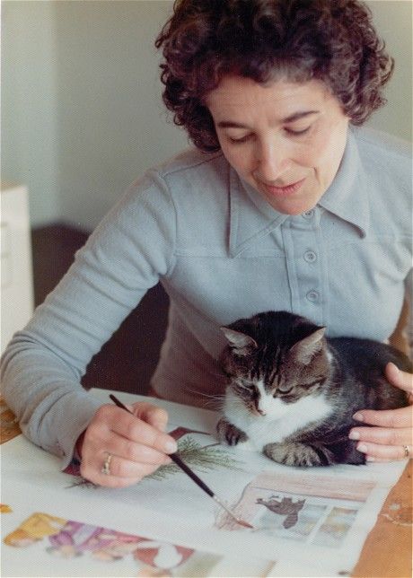 Judith Kerr and Mog at work. Judith is 92 years of age and still writing / illustrating. What an inspirational woman! Mog The Cat, Judith Kerr, She And Her Cat, Nostalgic Photos, Children's Illustration, Gorgeous Cats, Artist Quotes, Great Cat, Interesting People