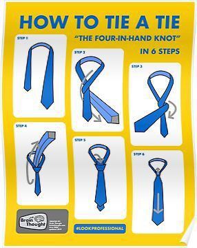 Tie Knots Men, Four In Hand Knot, Life Tricks, Tie A Necktie, Neck Tie Knots, Make A Tie, Cleaning Wood Floors, Tie Crafts, Knots Diy