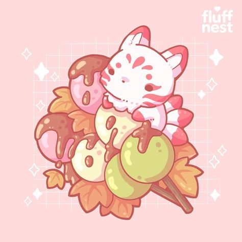 Aesthetic Soft Pictures, Mythology Creatures Art, Puff Pals, Cute Art Inspiration, Profile Picture Cute, Valentines Anime, Drawing Sticker, Food Sketch, Line Art Illustration