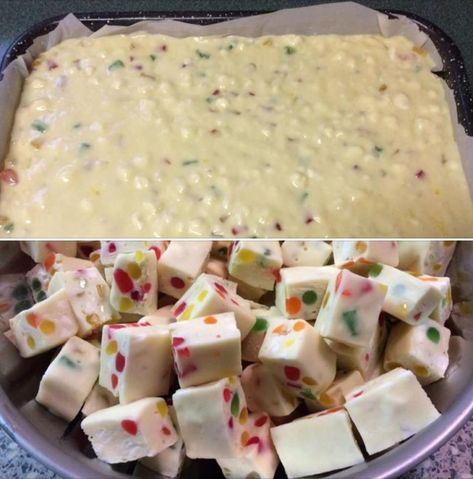 Nugart Bars – Page 2 – 99easyrecipes Christmas Gumdrop Nougat, Gumdrop Nougat, Nougat Candy, Nougat Recipe, 4 Ingredient Recipes, Chewy Candy, German Chocolate Cake, Roasted Nuts, German Chocolate